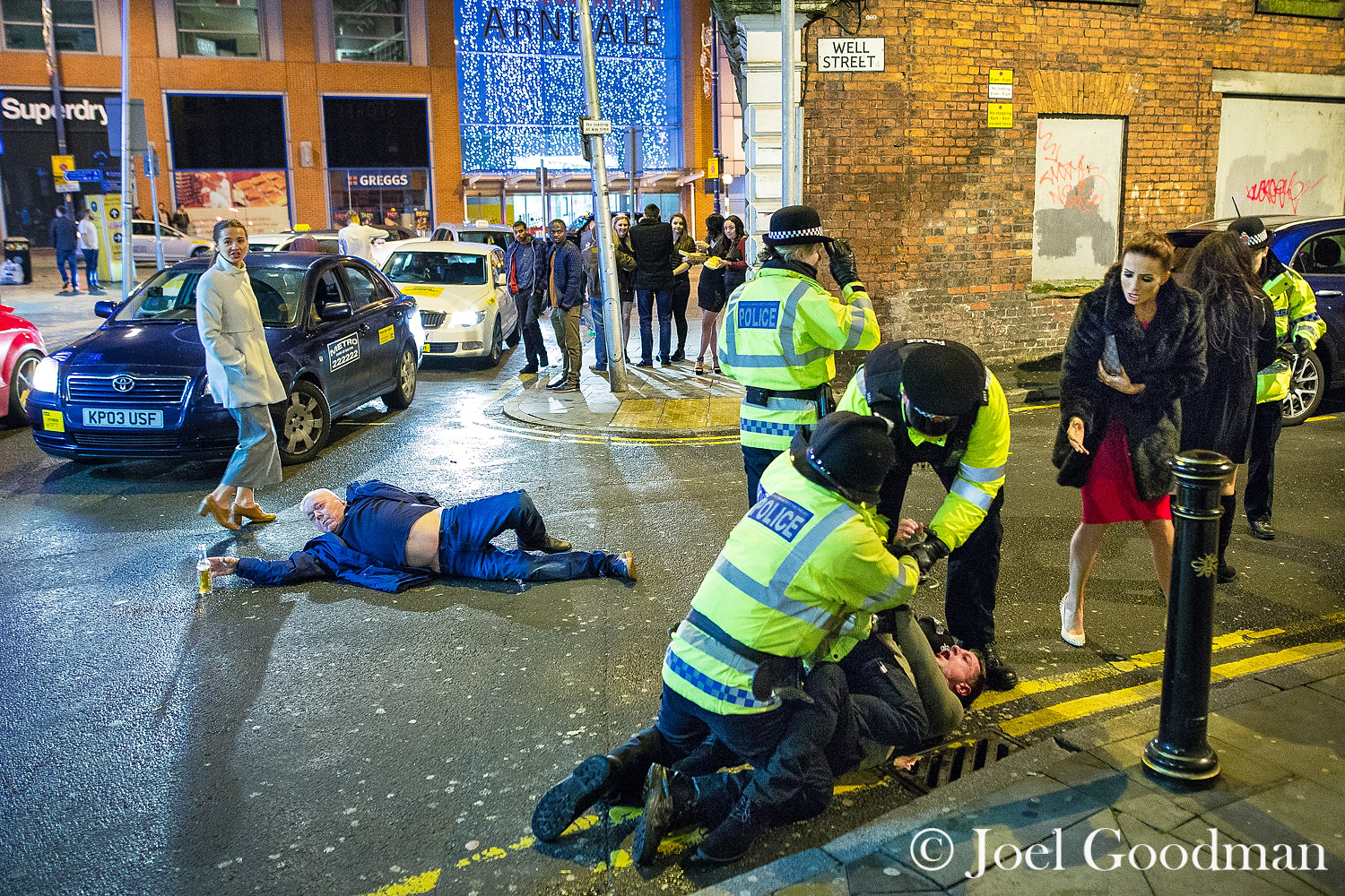 New Years Night revellers